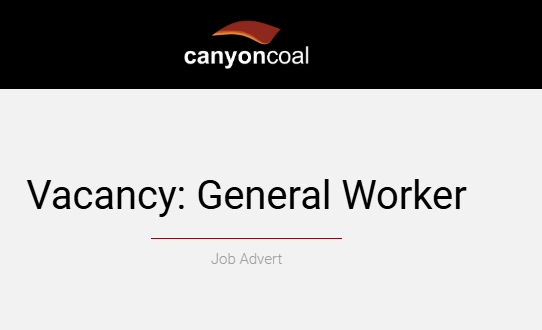 Vacancy: General Worker