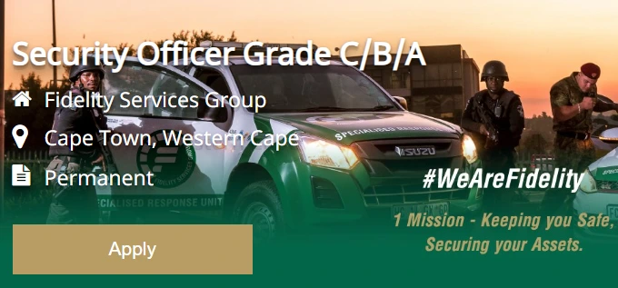 Security Officer Grade C/B/A