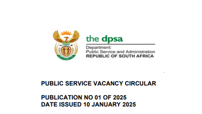 DPSA Circular 01 of 2025