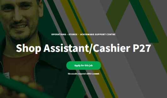 Ackermans Shop Assistant/Cashier