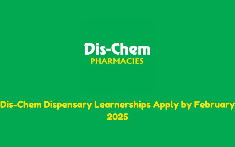 Dis-Chem Dispensary Learnerships