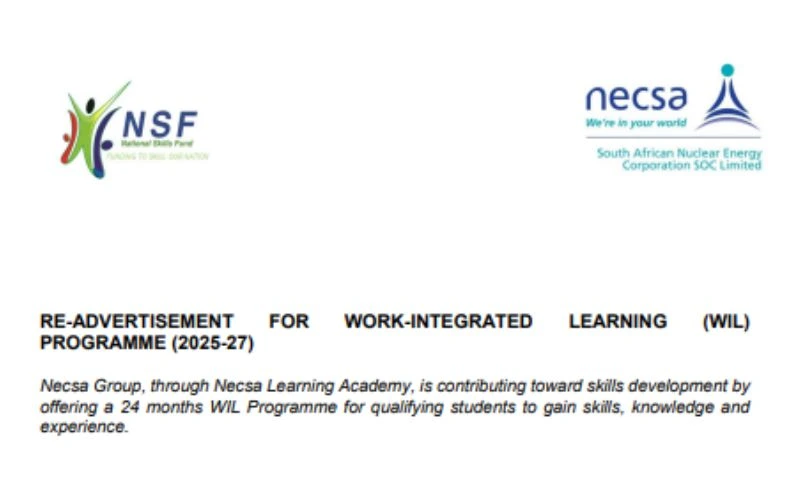 Necsa Work Integrated Learnerships