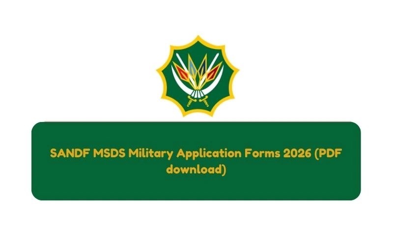 SANDF MSDS Military Application Forms