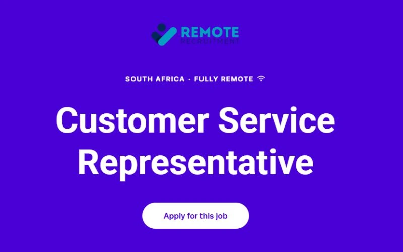 Customer Service Representative